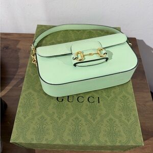 Gucci Light Green Shoulder Bag
